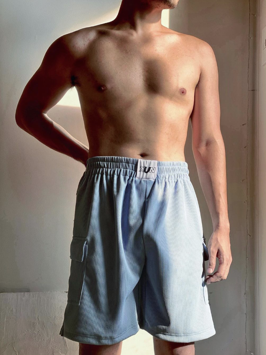 STEEL BLUE HARU SHORTS