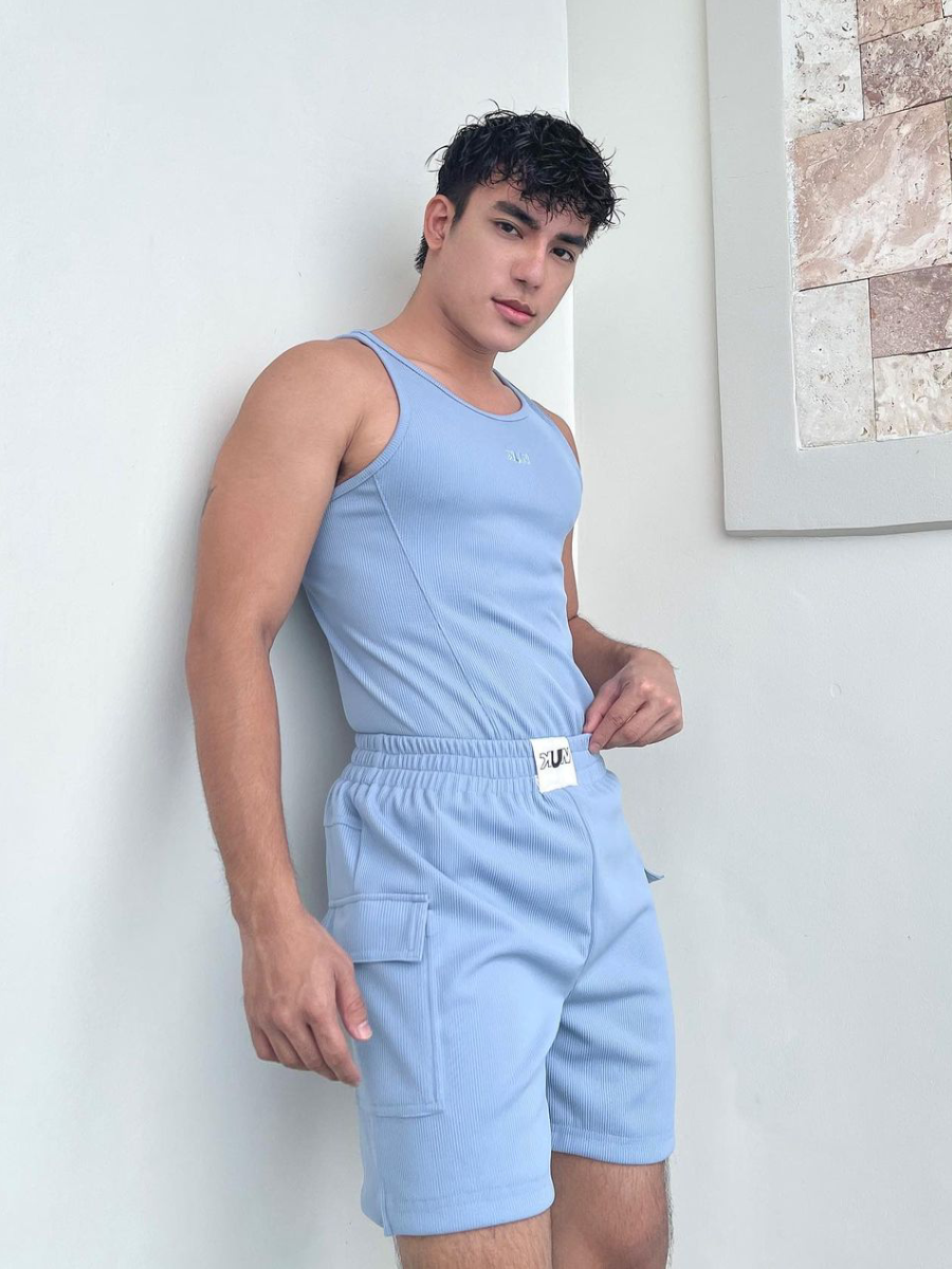 STEEL BLUE HARU SHORTS