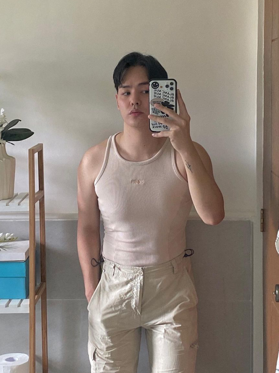 COOL BEIGE HARU TANK TOP